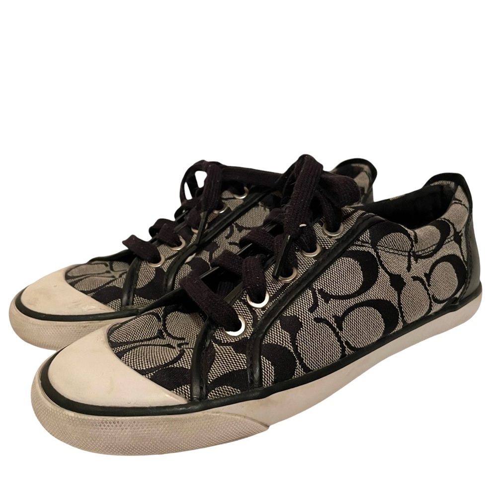 Coach Logo Tennis Walking Shoes Barrett 6 1/2 B
